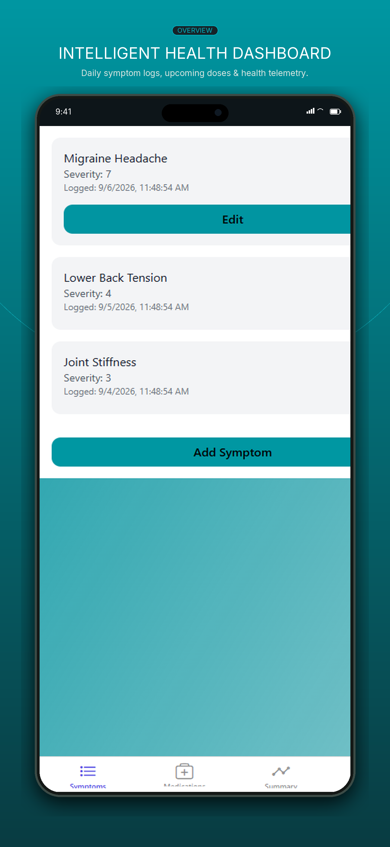 HealthChrono Dashboard